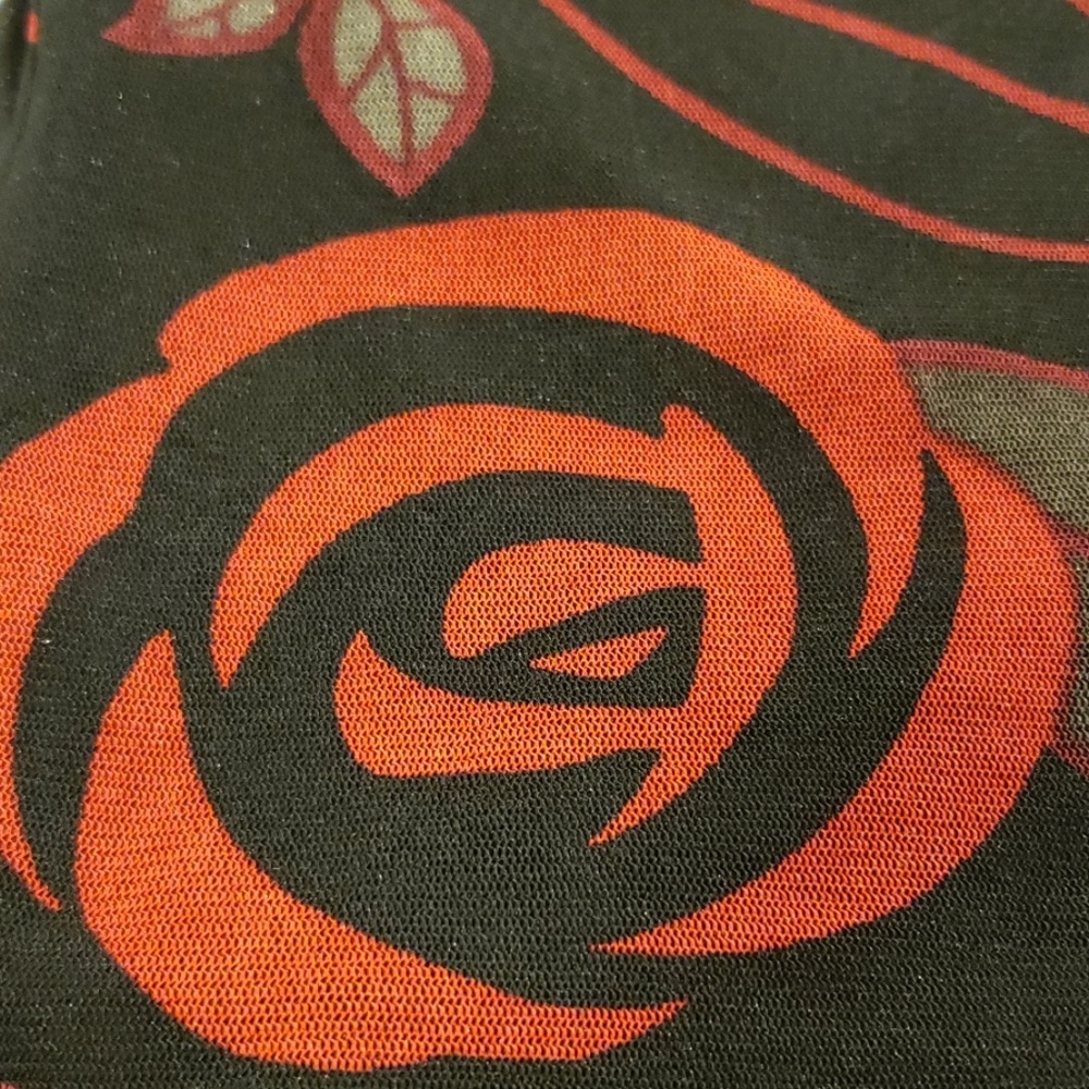 Black And Red Spaghetti String Camisole - image 3